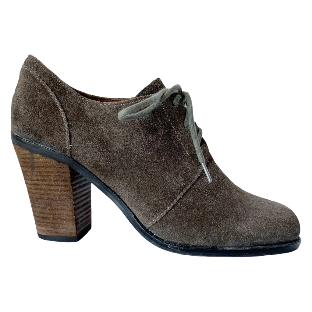 Lucky Brand Maisie Suede Heeled Oxford Bootie  9